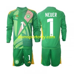 Koszulka Niemcy Manuel Neuer 1 Bramkarska Dziecięcy Trzeci Koszulki Piłkarskie 2024-2025 Długi Rękaw